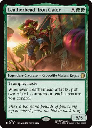 Leatherhead, Iron Gator  [Commander: Teenage Mutant Ninja Turtles]