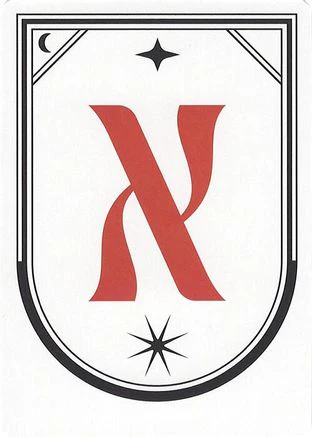 Letter Card - X  [Secret Lair Countdown Kit]