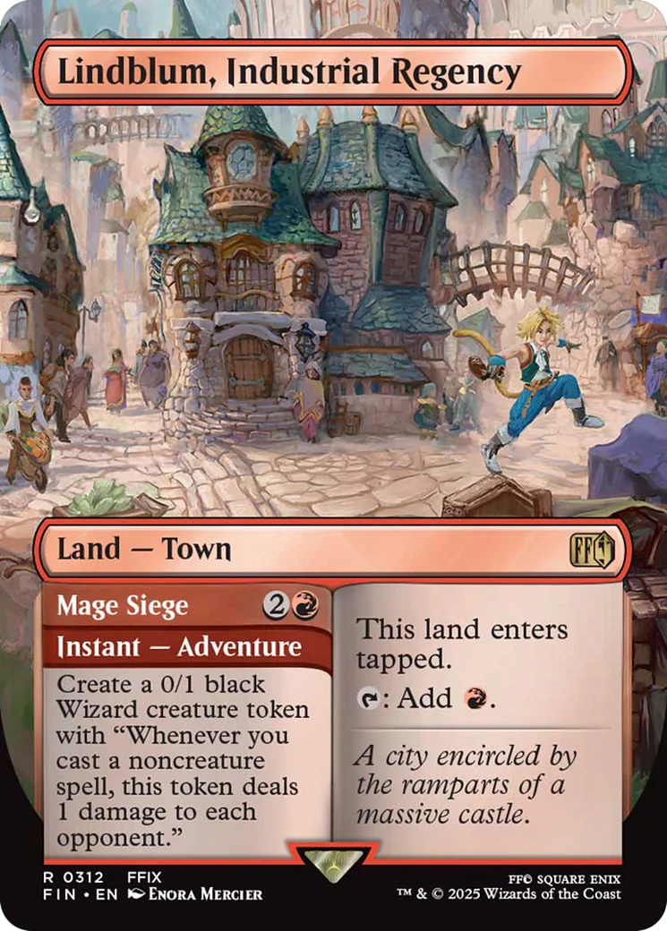 Lindblum, Industrial Regency (Borderless) [FINAL FANTASY] Foil