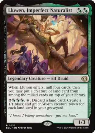 Lluwen, Imperfect Naturalist  [Lorwyn Eclipsed] Foil