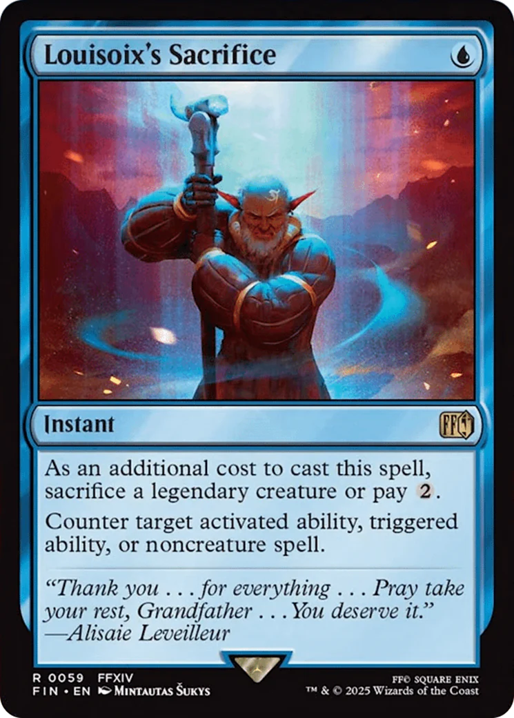 Louisoix's Sacrifice [FINAL FANTASY] Foil