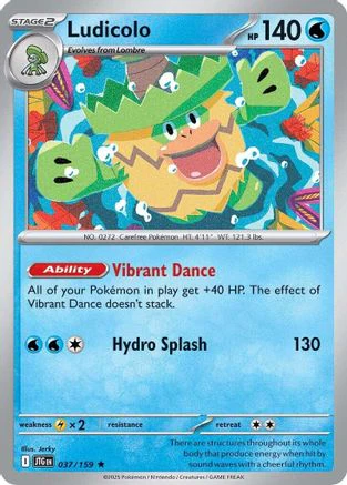 Ludicolo (037/159) [Scarlet & Violet: Journey Together] Reverse Holofoil