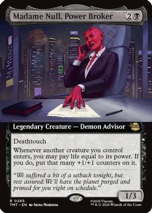 Madame Null, Power Broker (Extended Art)  [Teenage Mutant Ninja Turtles]