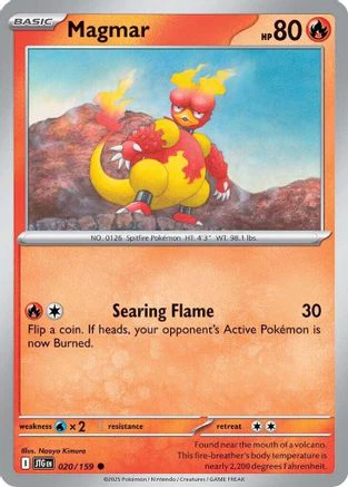 Magmar (020/159) [Scarlet & Violet: Journey Together] Reverse Holofoil