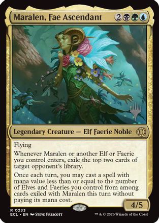 Maralen, Fae Ascendant  [Promo Pack: Lorwyn Eclipsed] Foil