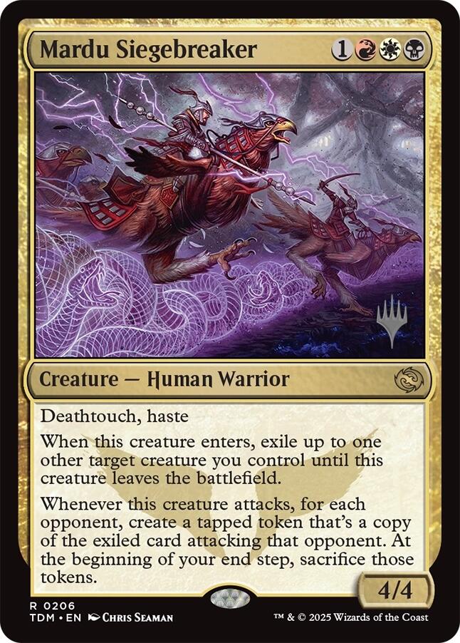 Mardu Siegebreaker [Tarkir: Dragonstorm Promos] Foil