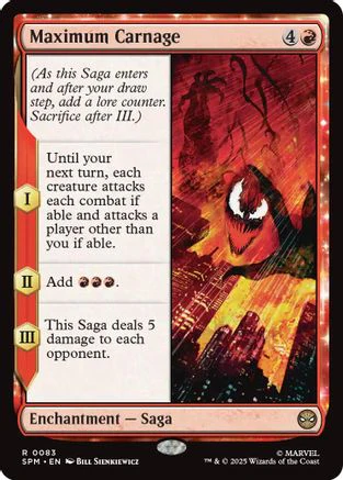 Maximum Carnage  [Marvel's Spider-Man] Foil