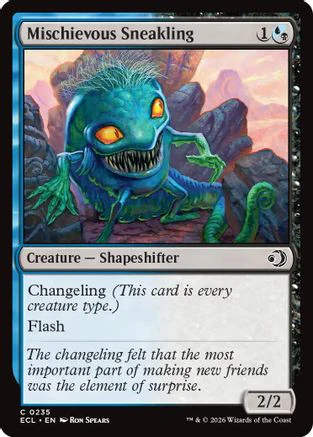 Mischievous Sneakling  [Lorwyn Eclipsed] Foil