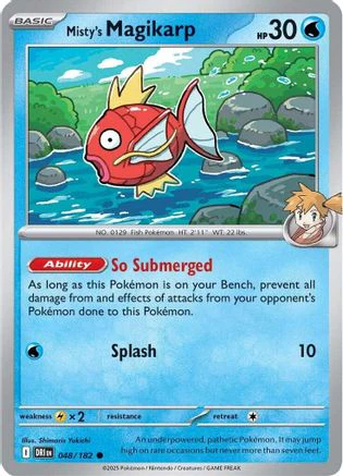 Misty's Magikarp (048/182) [Scarlet & Violet: Destined Rivals] Reverse Holofoil