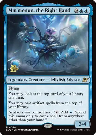 Mm'menon, the Right Hand  [Prerelease Cards] Foil