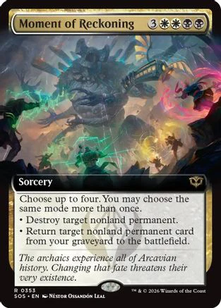 Moment of Reckoning (Extended Art)  [Secrets of Strixhaven]