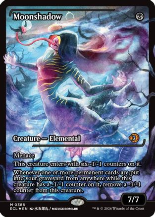 Moonshadow (0386) (Showcase)  [Lorwyn Eclipsed] Foil