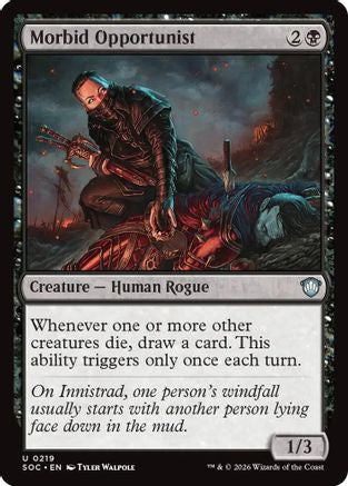 Morbid Opportunist  [Commander: Secrets of Strixhaven]
