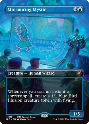 Murmuring Mystic (Borderless)  [Special Guests] Foil