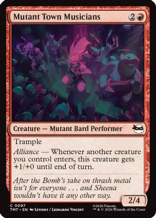 Mutant Town Musicians  [Teenage Mutant Ninja Turtles] Foil