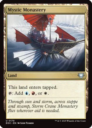Mystic Monastery  [Commander: Edge of Eternities]