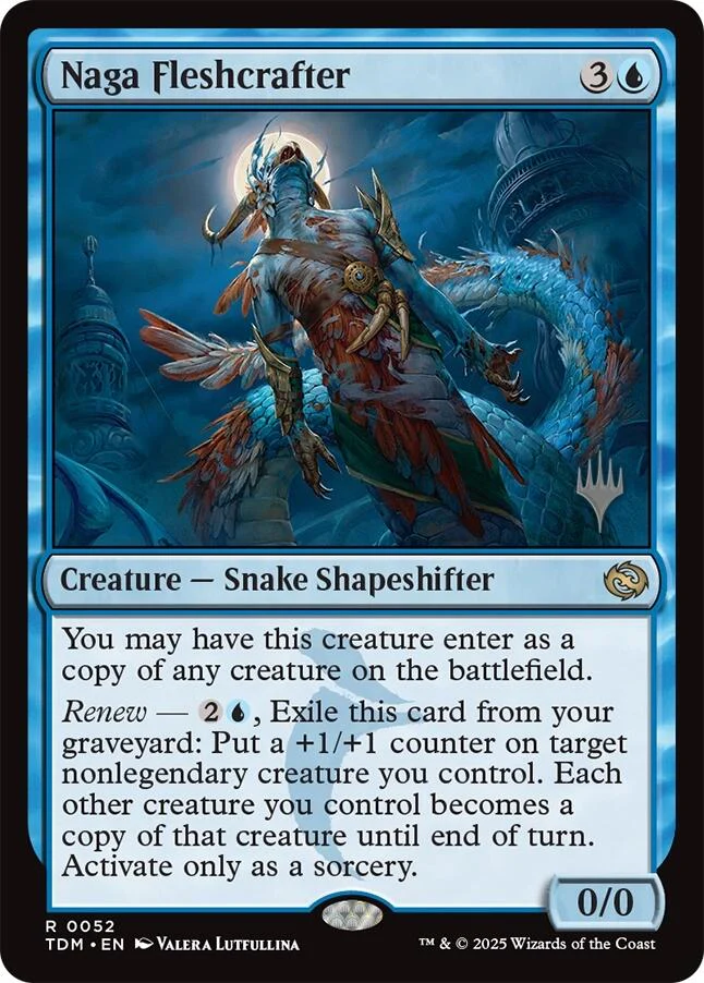 Naga Fleshcrafter [Tarkir: Dragonstorm Promos] Foil