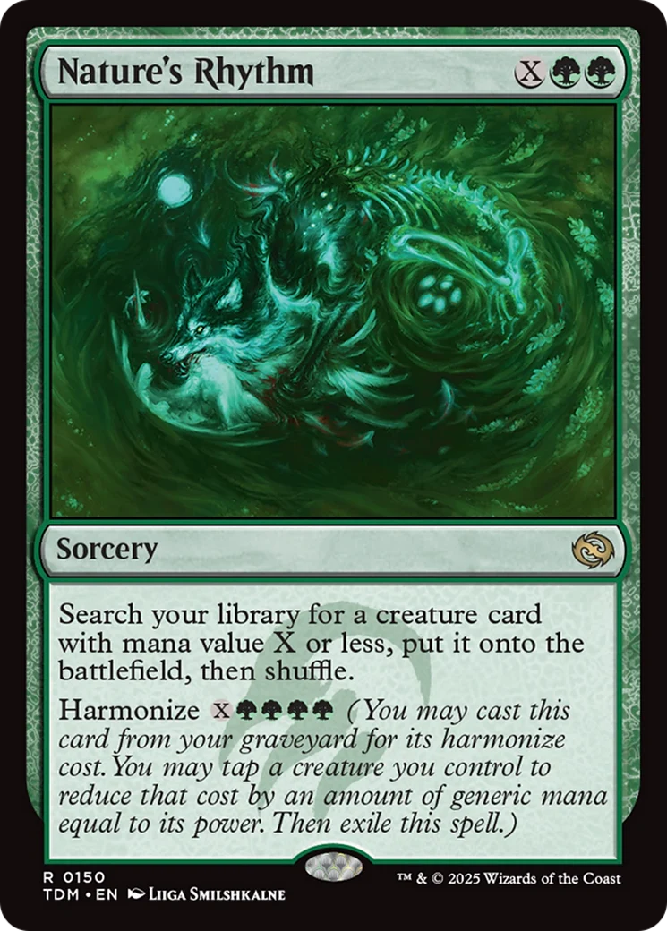 Nature's Rhythm [Tarkir: Dragonstorm] Foil