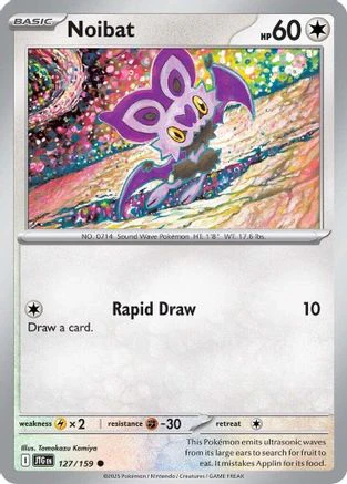 Noibat (127/159) [Scarlet & Violet: Journey Together] Reverse Holofoil