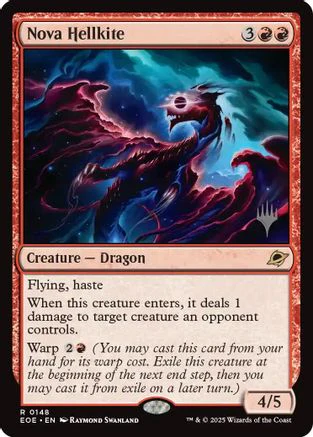 Nova Hellkite  [Promo Pack: Edge of Eternities] Foil