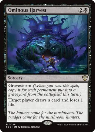Ominous Harvest  [Commander: Secrets of Strixhaven]