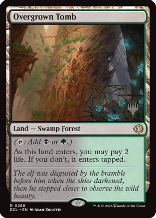 Overgrown Tomb  [Promo Pack: Lorwyn Eclipsed]