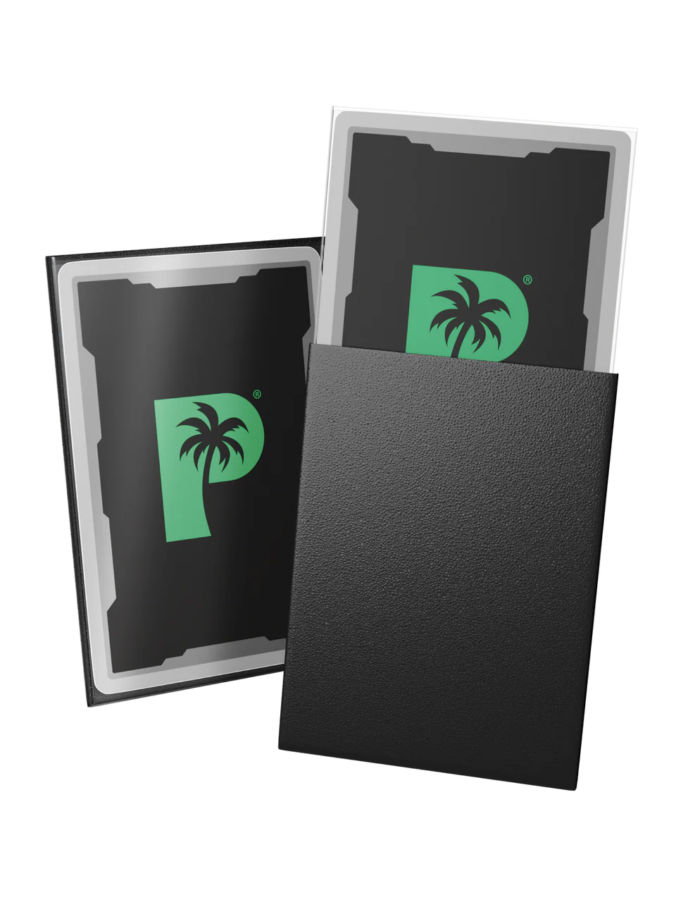 Palms Off Gaming Blackout Deck Sleeves 100pc Black MATTE - Image 2