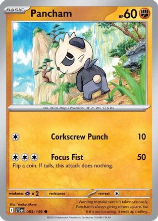 Pancham (083/159) [Scarlet & Violet: Journey Together] Reverse Holofoil