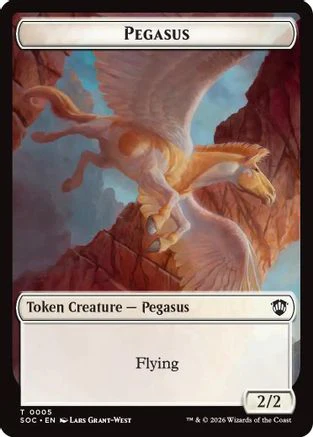 Pegasus // Inkling (0022) Double-Sided Token  [Commander: Secrets of Strixhaven]