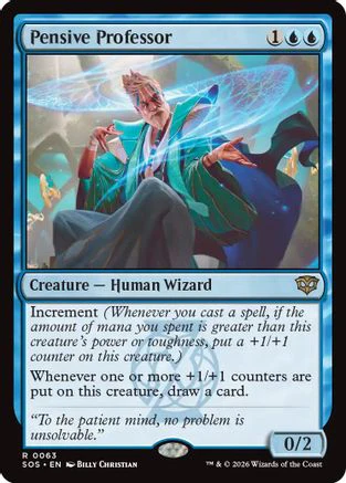 Pensive Professor  [Secrets of Strixhaven] Foil