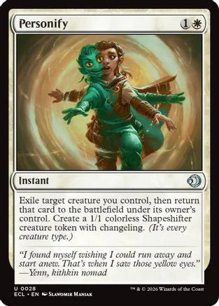 Personify  [Lorwyn Eclipsed] Foil