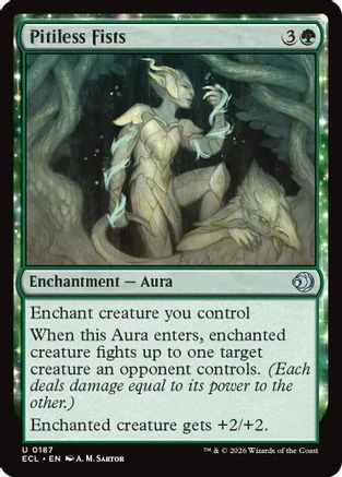 Pitiless Fists  [Lorwyn Eclipsed] Foil