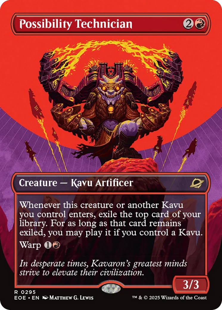Possibility Technician (Borderless) [Edge of Eternities] Foil