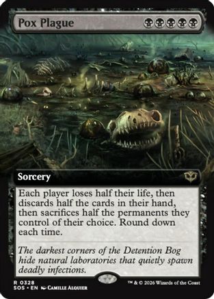 Pox Plague (Extended Art)  [Secrets of Strixhaven] Foil