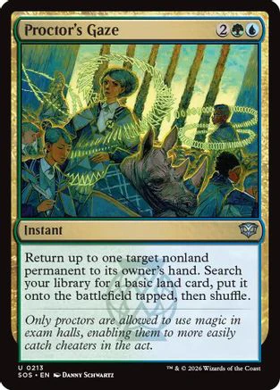 Proctor's Gaze  [Secrets of Strixhaven] Foil