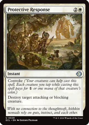 Protective Response  [Lorwyn Eclipsed] Foil