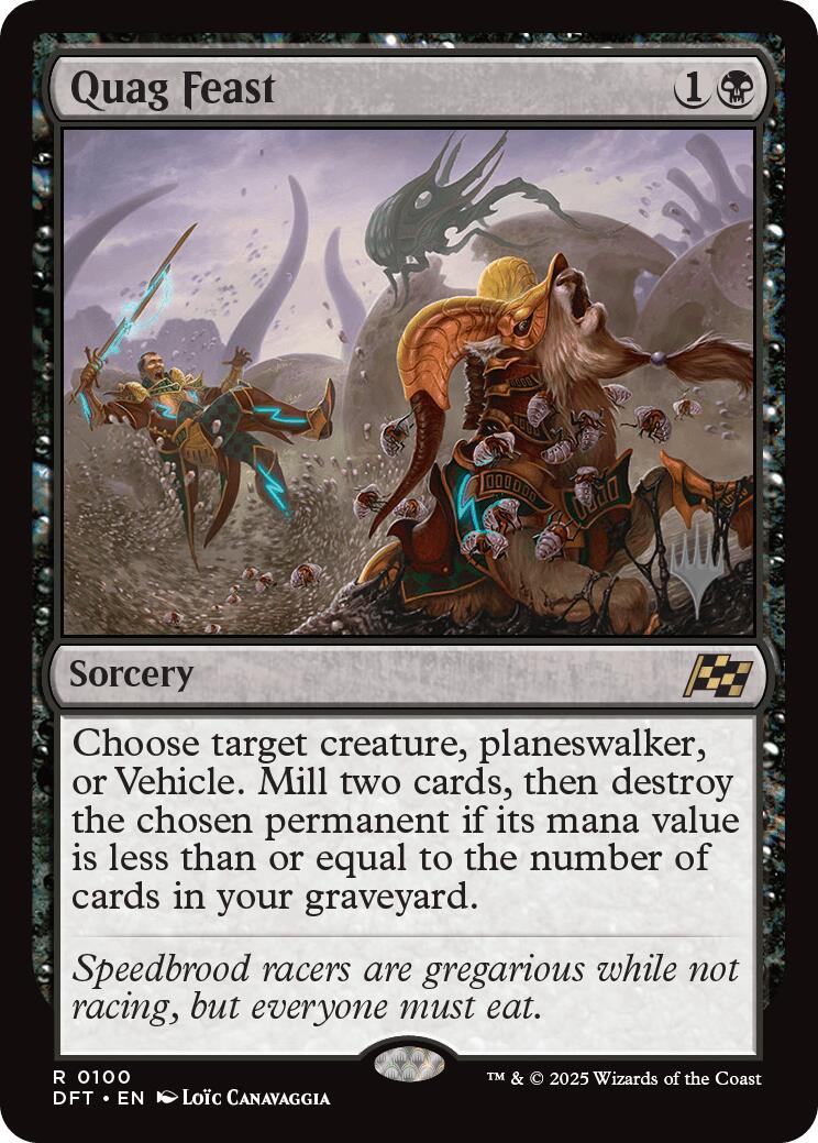 Quag Feast (Promo Pack) [Aetherdrift Promos] Foil