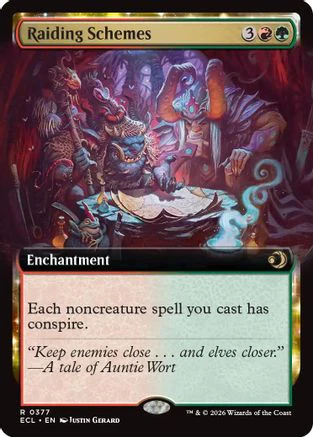 Raiding Schemes (Extended Art)  [Lorwyn Eclipsed]