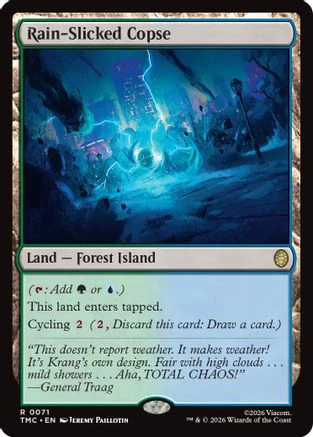 Rain-Slicked Copse  [Commander: Teenage Mutant Ninja Turtles]