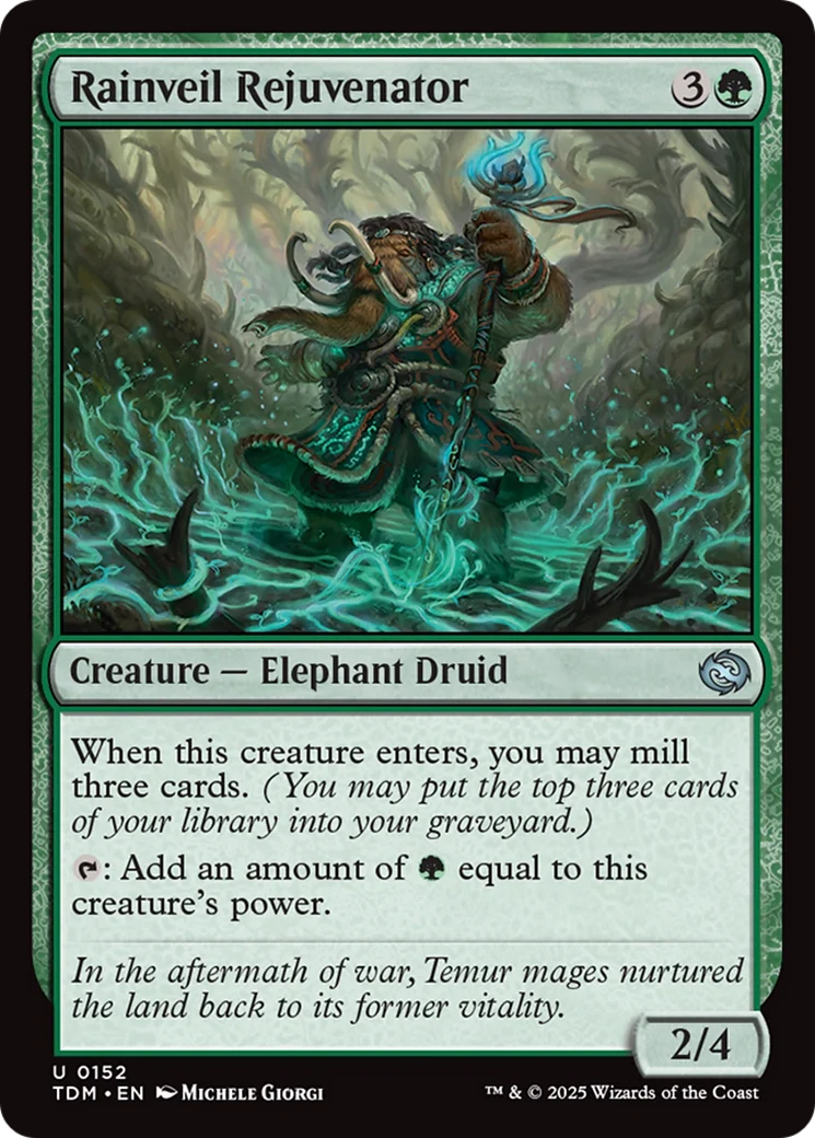 Rainveil Rejuvenator [Tarkir: Dragonstorm] Foil