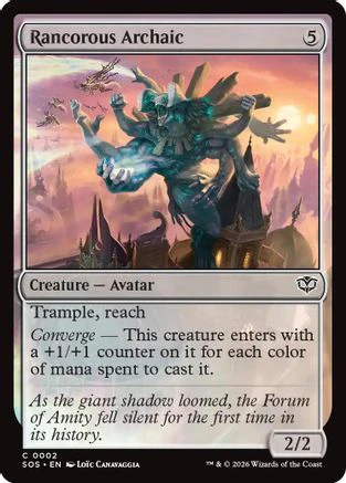 Rancorous Archaic  [Secrets of Strixhaven] Foil