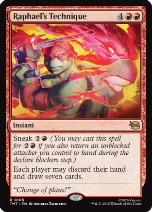 Raphael's Technique  [Teenage Mutant Ninja Turtles] Foil