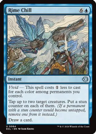Rime Chill  [Lorwyn Eclipsed] Foil