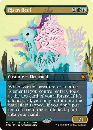 Risen Reef (Borderless)  [Special Guests] Foil