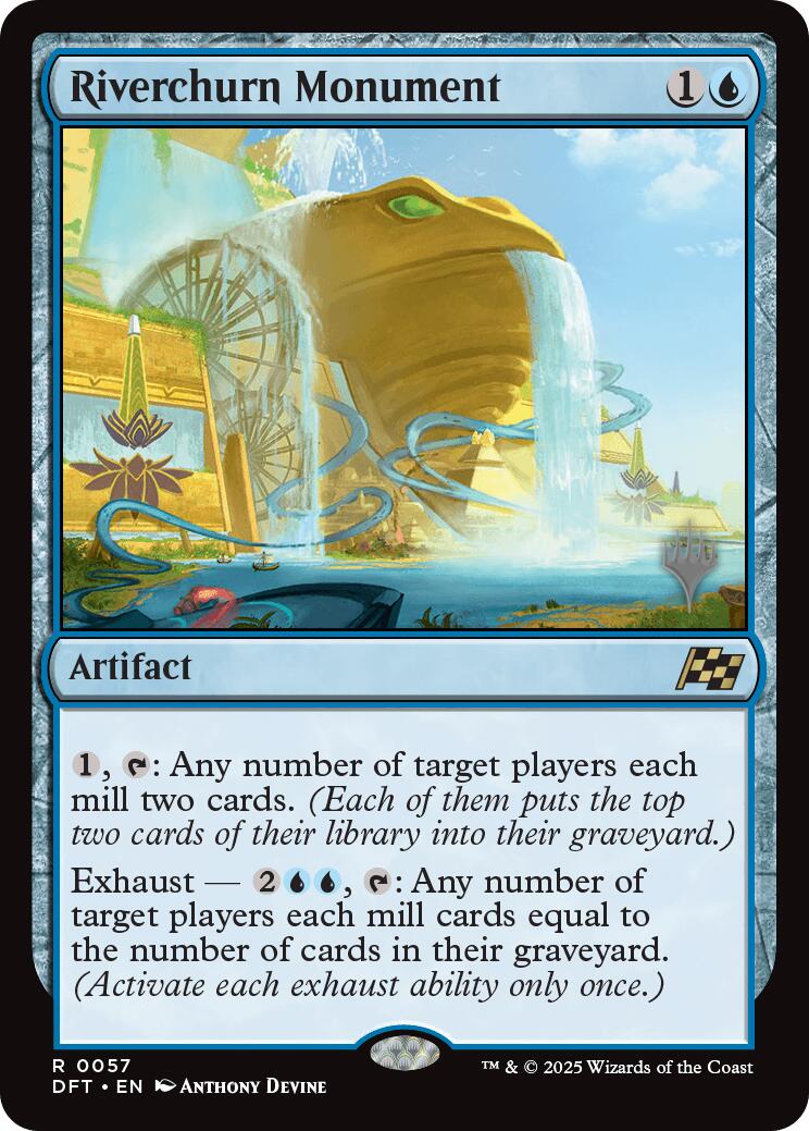 Riverchurn Monument (Promo Pack) [Aetherdrift Promos] Foil