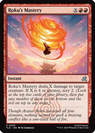 Roku's Mastery  [Avatar: The Last Airbender: Eternal-Legal] Foil