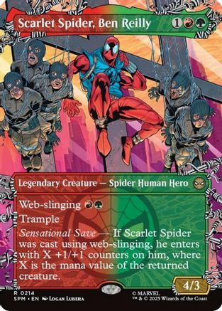 Scarlet Spider, Ben Reilly (Borderless)  [Marvel's Spider-Man] Foil