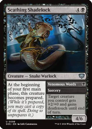 Scathing Shadelock  [Secrets of Strixhaven] Foil