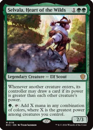 Selvala, Heart of the Wilds  [Commander: Lorwyn Eclipsed]