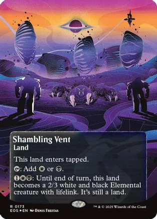 Shambling Vent (0173) (Borderless) (Galaxy Foil)  [Edge of Eternities: Stellar Sights] Foil